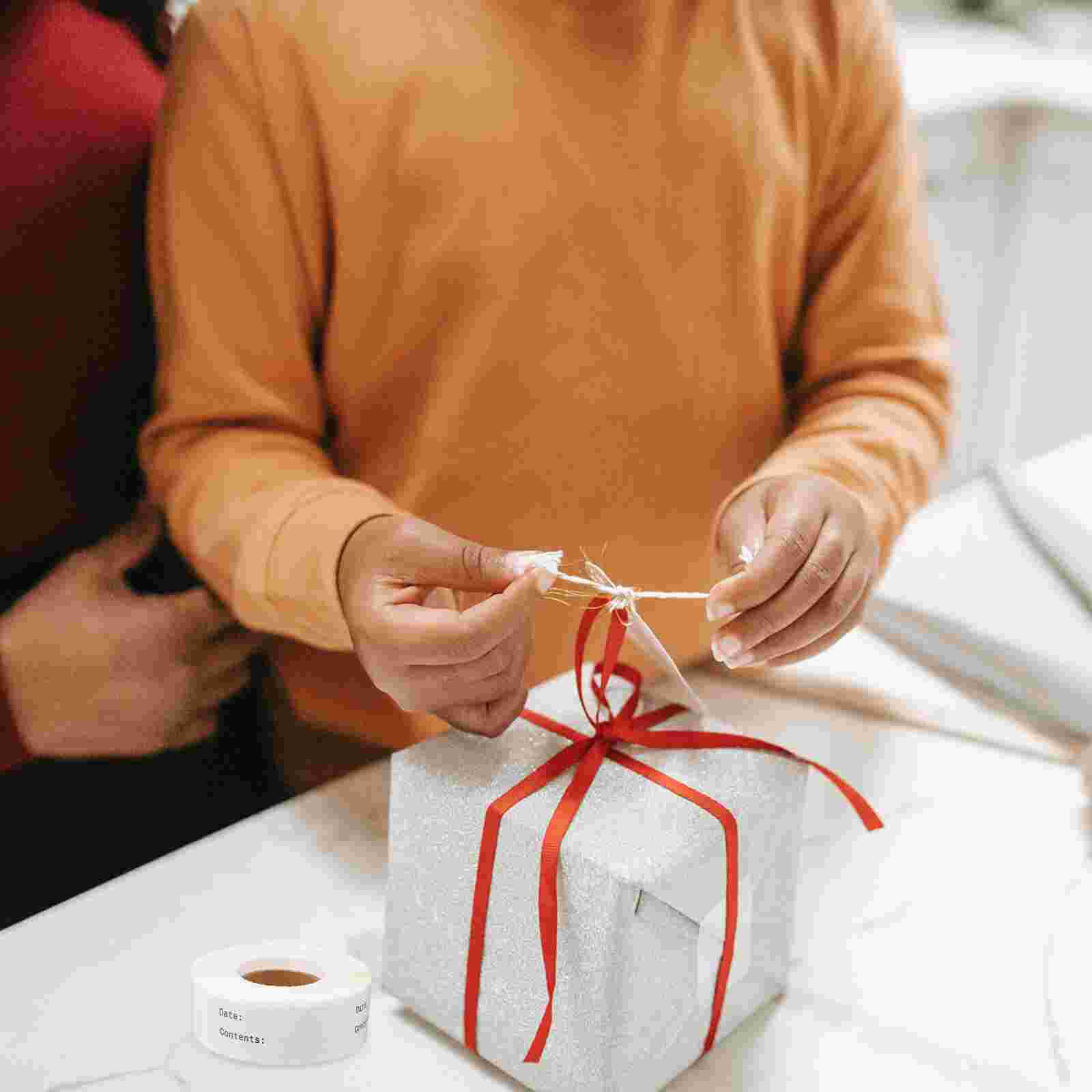 1 Roll of Category Stickers Date Contents Noting Stickers Food Classified Labels