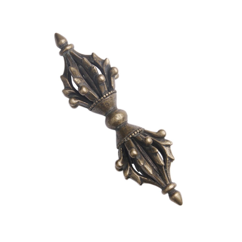 Messing Vajra Stamper Versiering Retro Antieke Vajra Stamper Decor Boeddhisme Stamper Craft Vajra Stamper Ornamenten