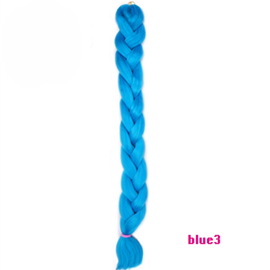 VERVES Vlechten Haar een stuk 82 inch Synthetische Warmte Fiber braid 165 g/stuk pure kleur gehaakte Jumbo Vlecht Hair Extensions