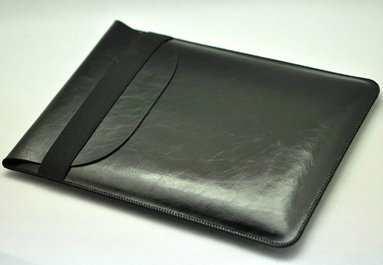 For RAZER BLADE PRO 17" Case laptop luxury Ultra-thin Microfiber Leather notebook cover sleeve Bag: Black