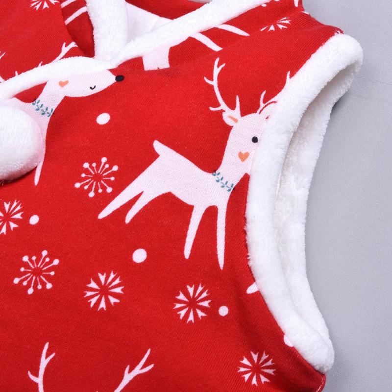 Baby Girls Boy Vest Outfits Christmas Winter Kids Waistcoats Children Warm Coat Infant Sleeveless Jacket Clothes Outerwear