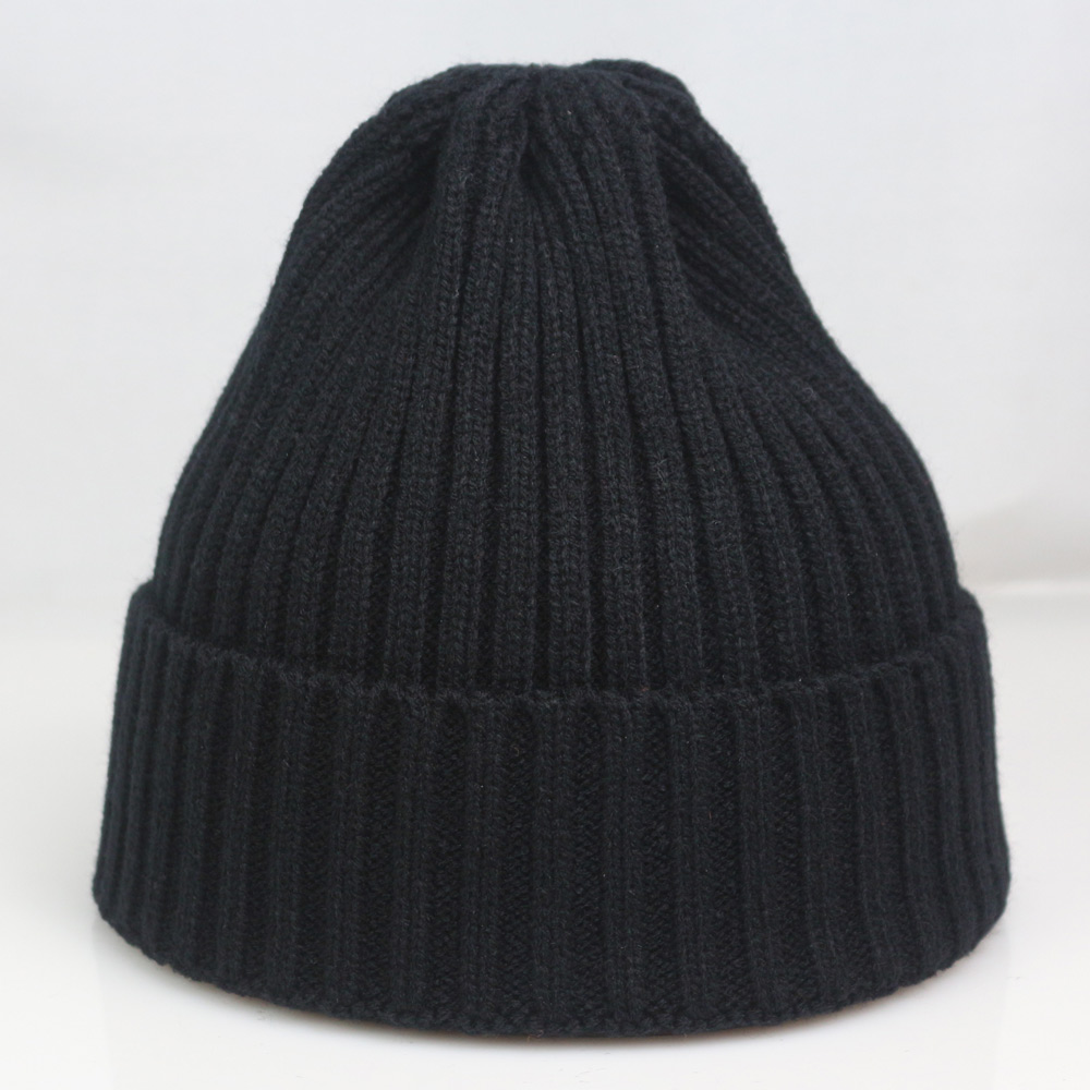 Jasny zwykły czapka dzianinowa zimowe damskie czapki puste szydełkowe paski Skullies czapka neonowy żółty gorący różowy szary biały: czarny