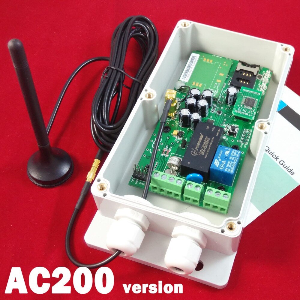 AC100-240V Goede Gsm Key Access Controller Voor Schuifpoort Swing Gate Opener, garagedeur Opener En Automatische Deuropener