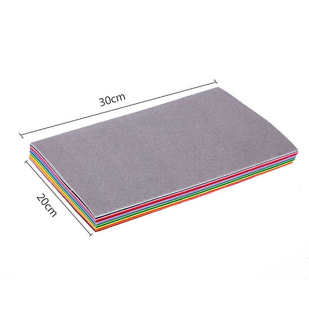 Tela no tejida de fieltro suave para manualidades, retales para manualidades, hojas de cuadrados de costura, paquete de fieltro de Color surtido, juguetes de retales no tejidos, 25 uds.