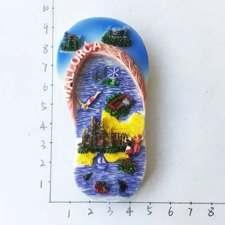 Spanien Kühlschrank Magneten Tourist Souvenir Cordoba Barcelona Mallorca Sevilla Cantabria Reise Magnetische Kühlschrank Aufkleber: dunkel khaki