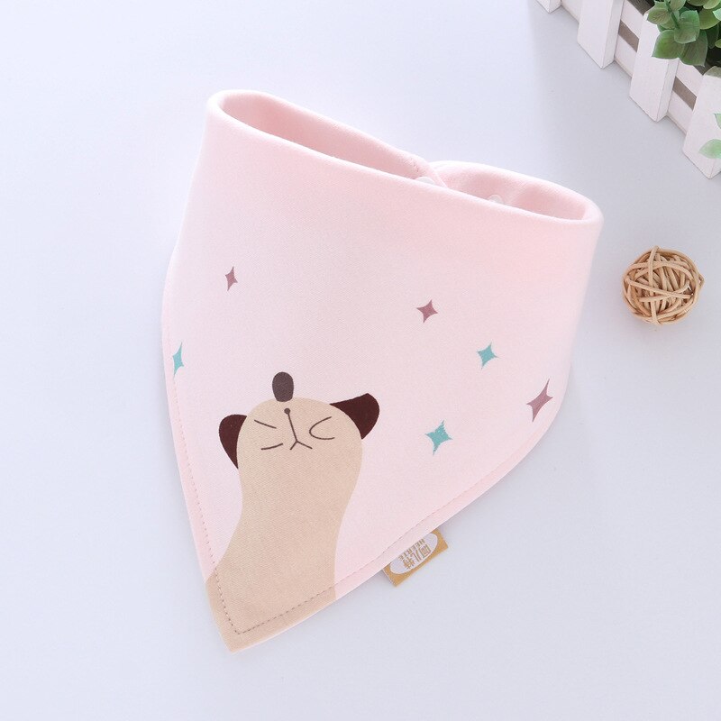 BalleenShiny Zachte Katoenen Bandana Slabbetjes Baby Babador Voeden Zuigeling Burp Doeken Cartoon Speeksel Handdoek Baby Eten Accessoire: 6