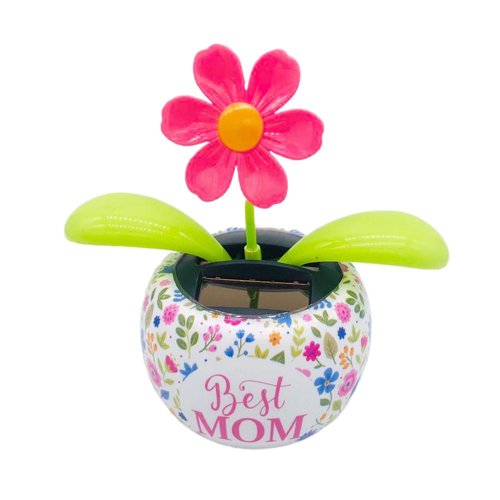 Solar- Tanzen Blume Solar- Blume Auto Innen Ornamente Dekorationen Auto Armaturenbrett Schwingen Spielzeug Auto Dekor freundlicher Spielzeug: B