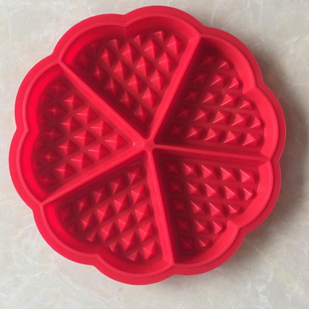Diy Siliconen Wafel Mold Maker Pan Magnetron Bakken Cookie Cake Muffin Bakvormen Koken Gereedschap Keuken Accessoires Benodigdheden