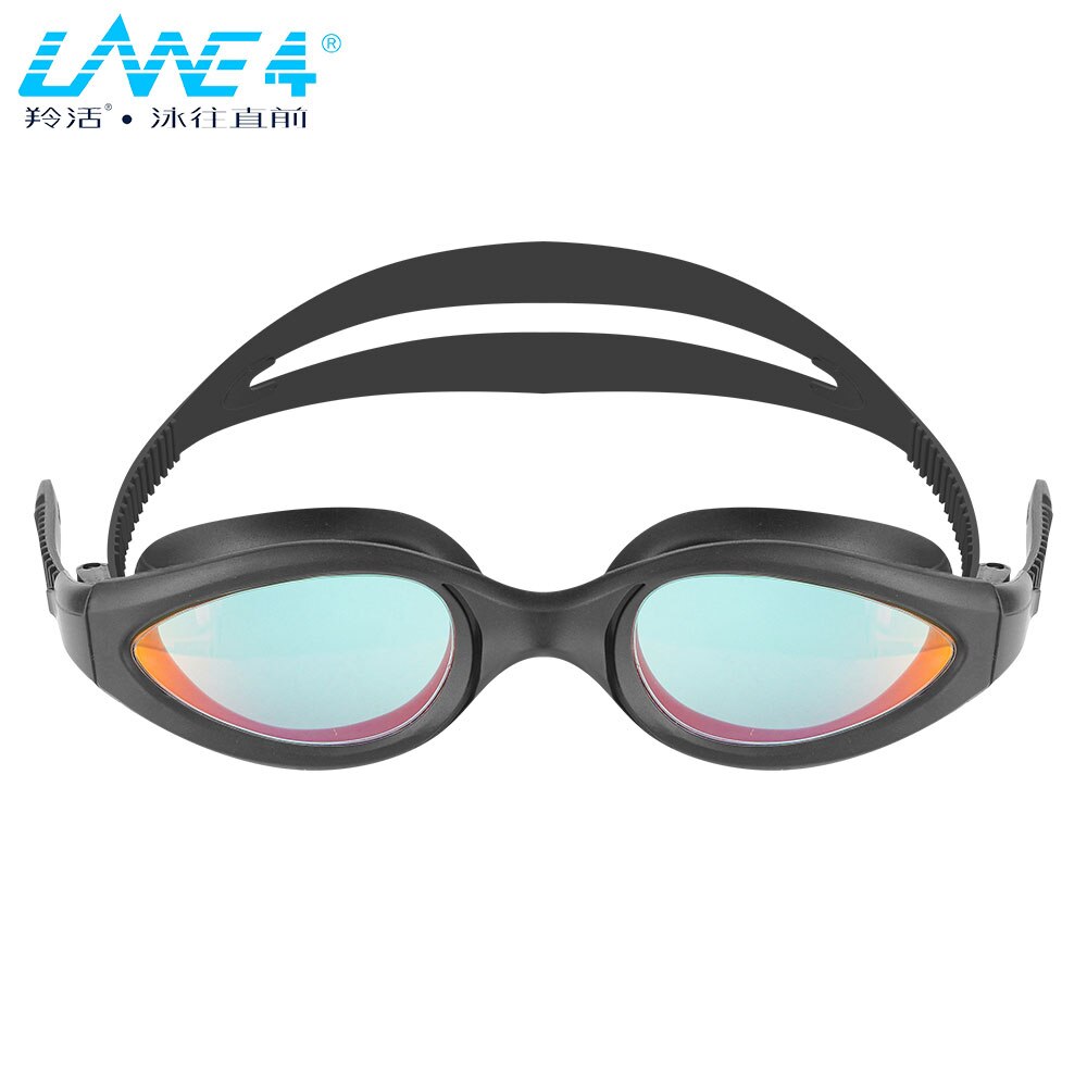 LANE4 Zwembril Mirrored Anti-Fog Coating Gebogen Lenzen Met Uv Bescherming Voor Volwassenen #943 Eyewear