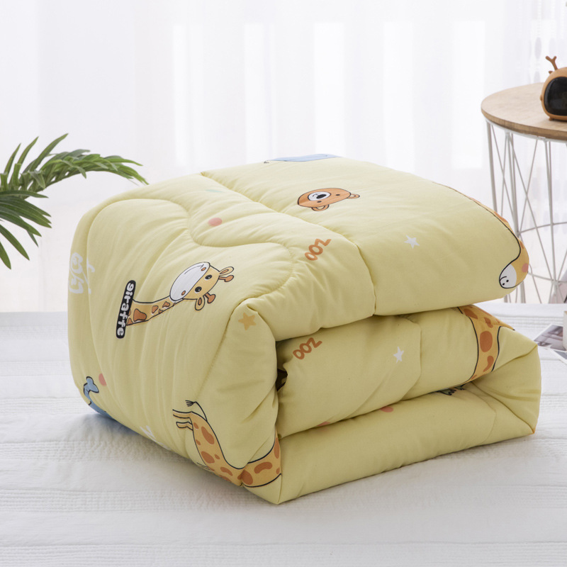 Couette de lit pour bébé 120x150cm, ensemble de literie pour tout-petit, couverture confortable et chaude pour garçons et filles de la maternelle, linge de lit en coton pour enfants