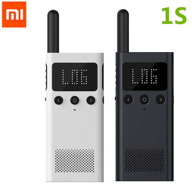 Original Xiaomi Mijia Smart Walkie Talkie 1S smart Talkie Mit FM Radio Lautsprecher Standby-Smartphone APP Lage Teilen