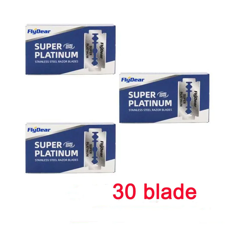 Vintage manuell barberhøvel for menn, klassisk barbershop-høvel med 10 blader, perfekt for barbering, stell og hårstyling