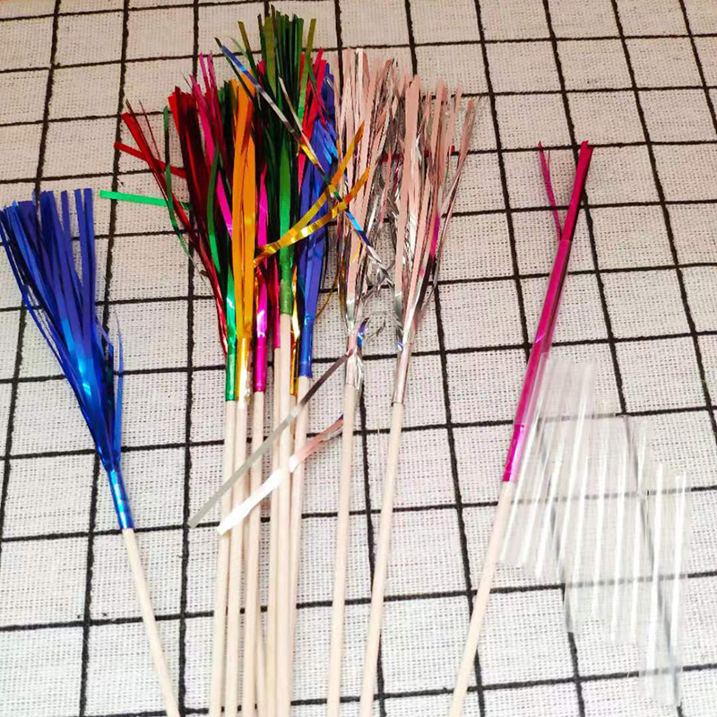 100 Pieces Disposable Fruit Dessert Sticks Party Tableware Cocktail Picks Fireworks Cake Topper Toothpicks For Wedding Decor