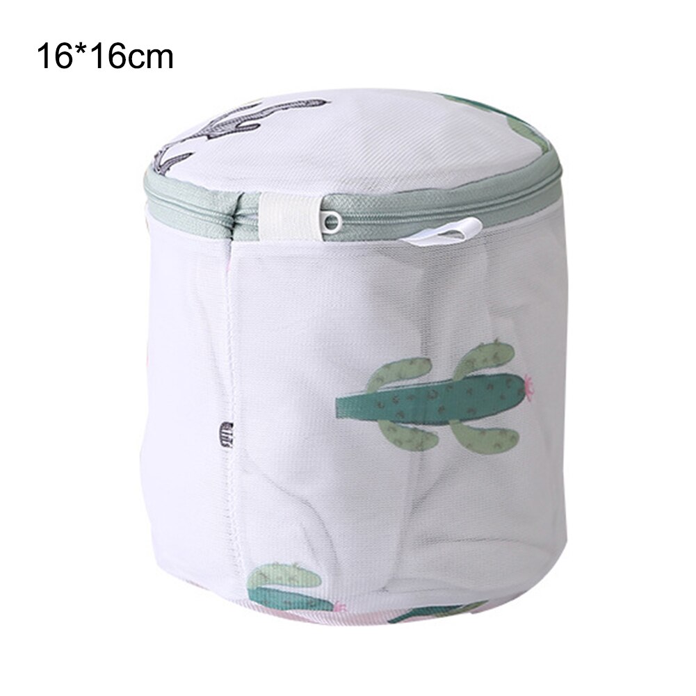 Mesh Laundry Bags Delicate with Cute Prints Travel Storage Organizer Garment Washing Bags for Clothes Bras WXV: Dark Gray