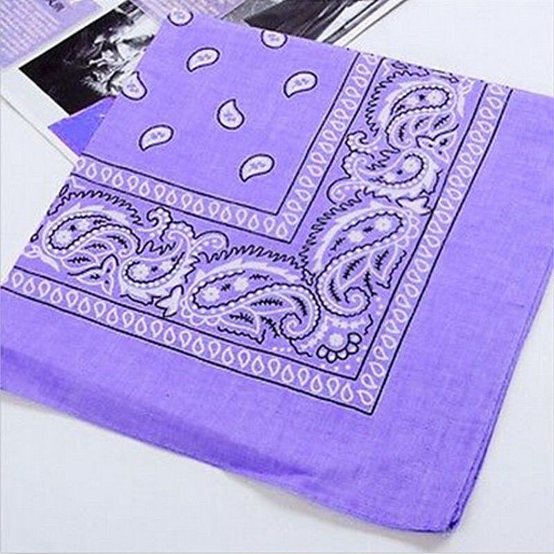 14 kleur Katoen Hoofd Wrap Paisley Bandana Head wrap Sjaal Polsband Zakdoek: QZ