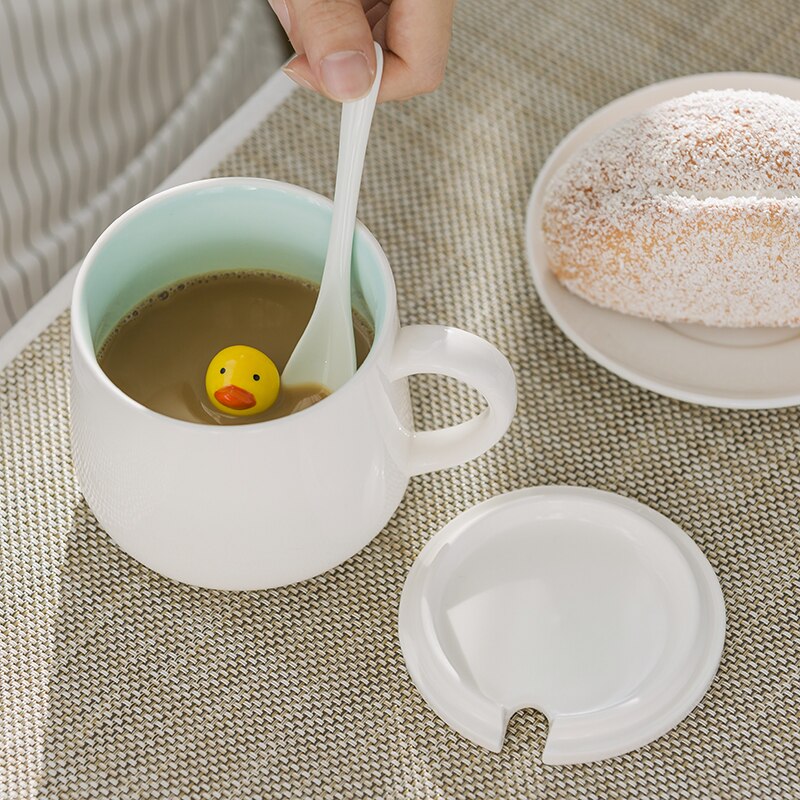 400ml Cute Animal Ceramic Mugs Cartoon Coffee Milk Tea Breakfast Cup Novelty Mugs