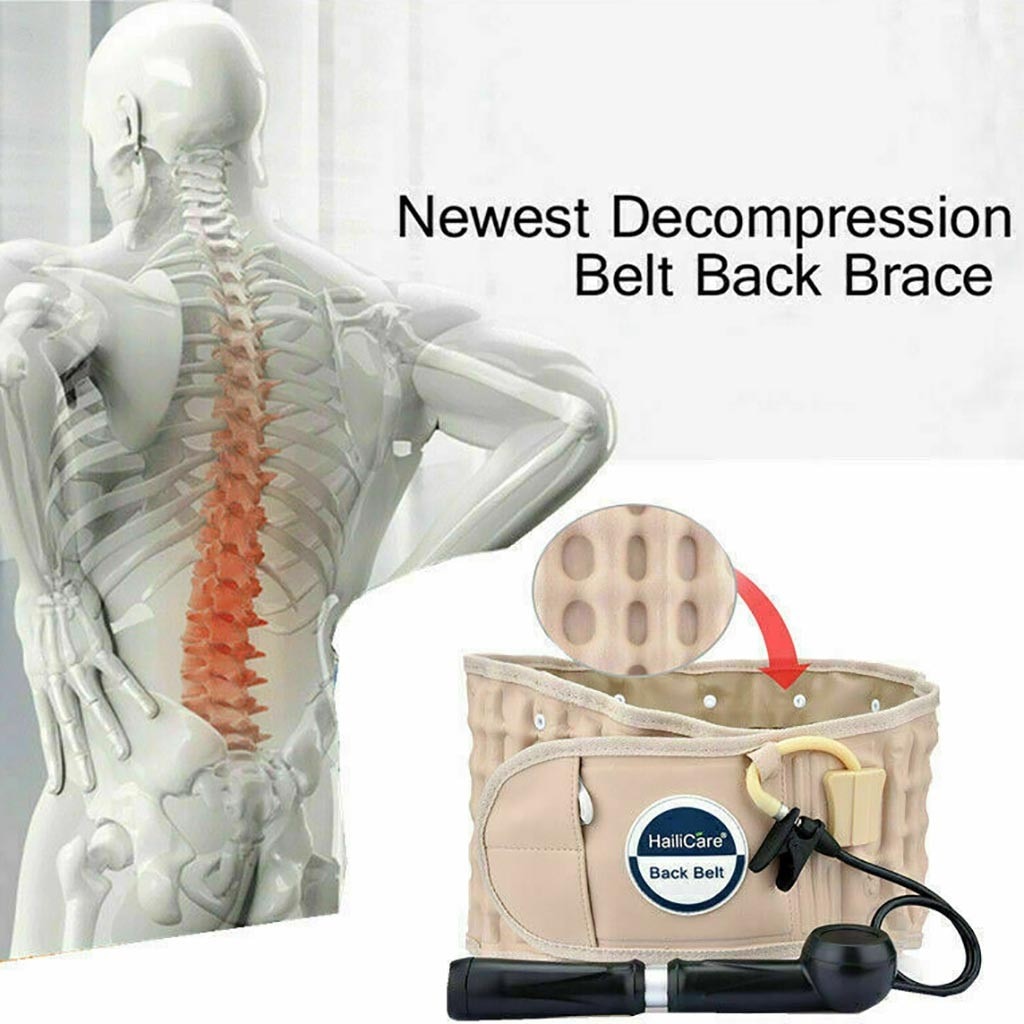 Cinturón Lumbar alivio fatiga y dolor cinturón de descompresión tirantes para espalda Lumbar soporte extensor alivio del dolor cintura Trainer A6