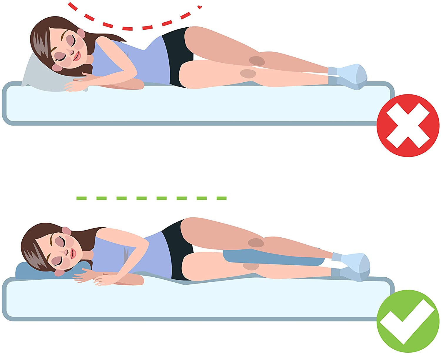 ALMOHADA PARA PIERNAS LEG PILLOW prevenga ciática especial para rodillas piernas cansadas DORMIR COJIN