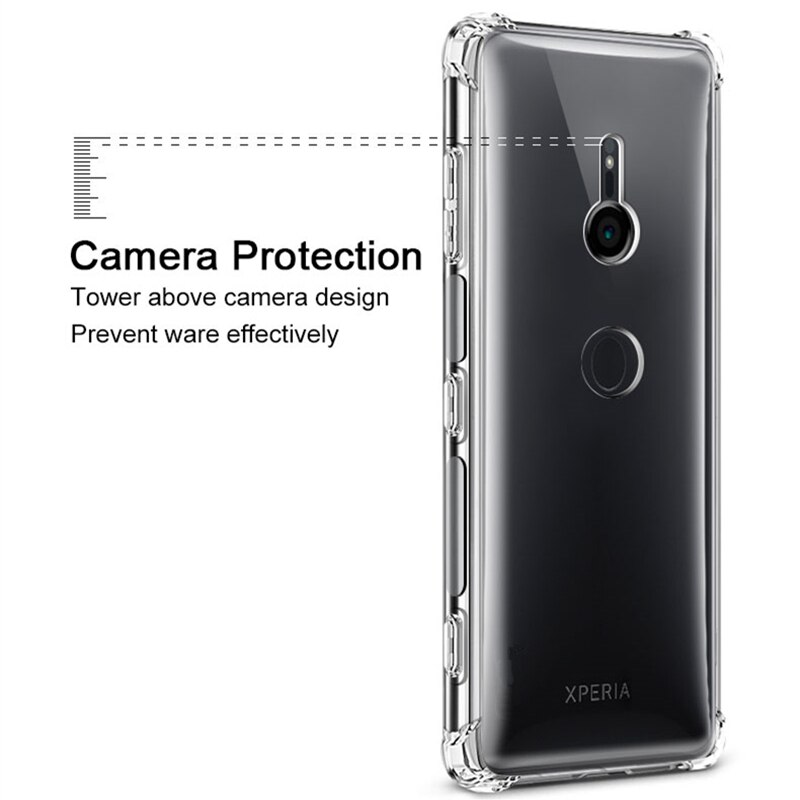 Air Cushion Case For Sony Xperia L1 L2 L3 X Performance Compact XZ XZS Premium XZ1 XZ2 XZ3 XZ4 Compact Case TPU Bumper Cover