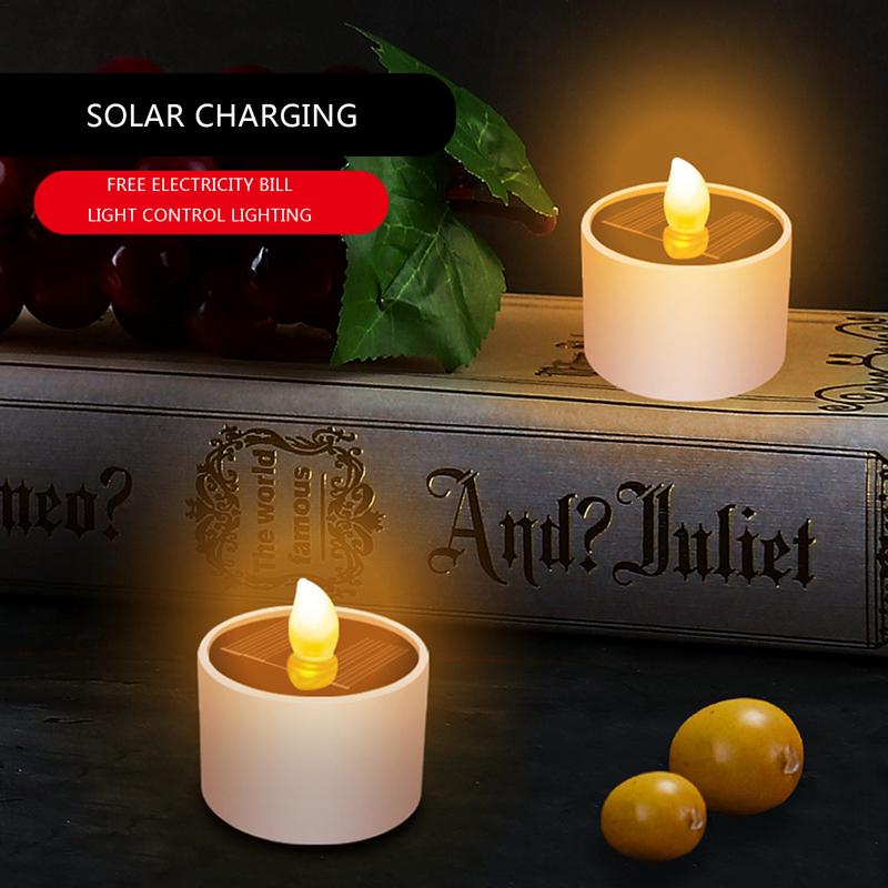Lampe chauffe-plat solaire à LED, étanche, scintillante, crépuscule pour favoriser, sans flamme, ci-après, camping, maison, bars, 73 boutique