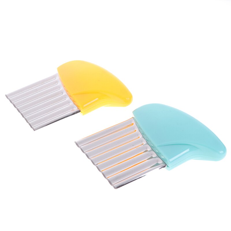 Potato Cutter Wavy French Fries Cutter Stainless Steel Potato Slicer Vegetable Chopper Veggie Slicer Kitchen Gadgets Cutter