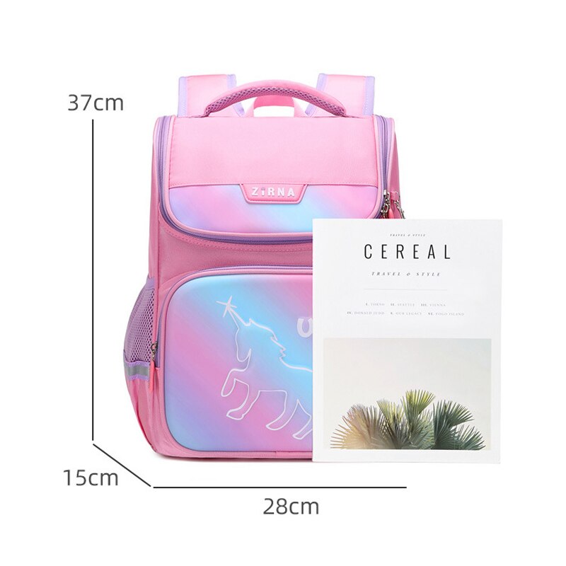 ZHIERNA 1-4 Klasse freundlicher Rucksack jungen mädchen Orthopädische Primäbetreffend schul Infantil Mochila freundlicher Schule Tasche Bleistift fallen