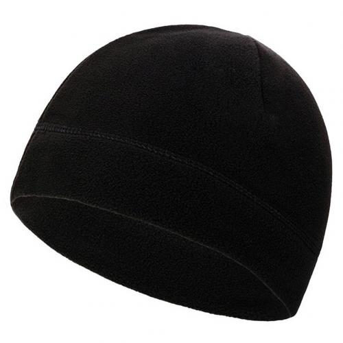 Gli uomini di Colore Solido di Inverno Berretto In Pile Arrampicata All'aperto in Bicicletta Antivento Beanie Cappello Caldo Molle Outdoor Antivento Cappello Streetwear: Black