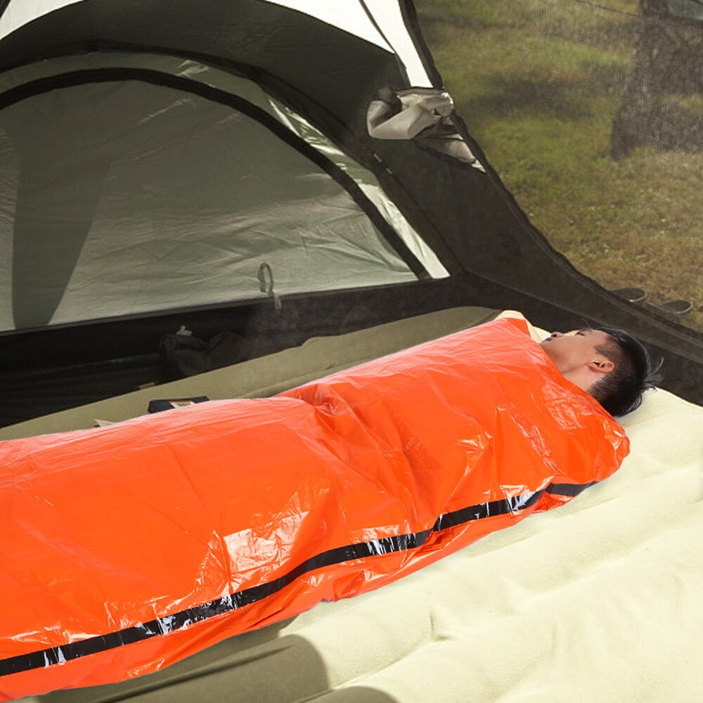 2PCS/1PC Notfall Decke mit Kompression Sack Tragbare Leichte Notfall Schlafsack Für Camping Reise Rucksack