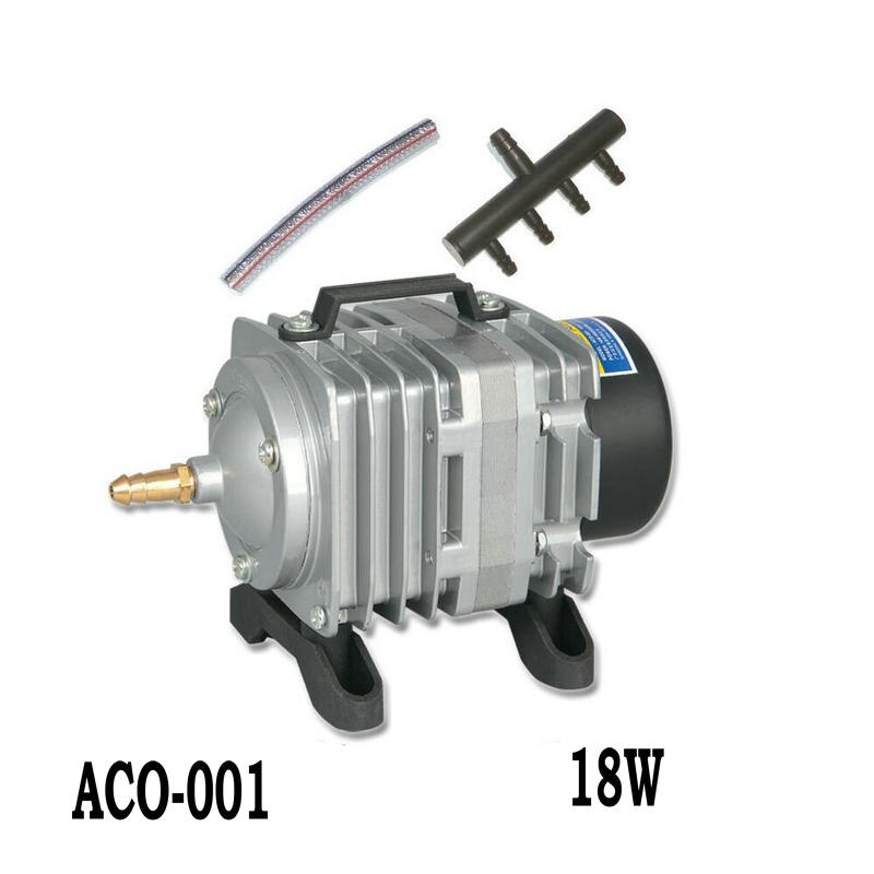 Aquarium Luftpumpe Elektromagnetische Kompressor Fisch Tank Farmen Teich Sauerstoff Pumpe Aquarium Zubehör ACO-001 air verdampfer