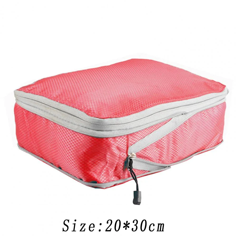 Reiscompressie verpakking kubussen bagageorganisator voor bagage bagage met grote capaciteit set waterdichte opbergzakken: MULTI
