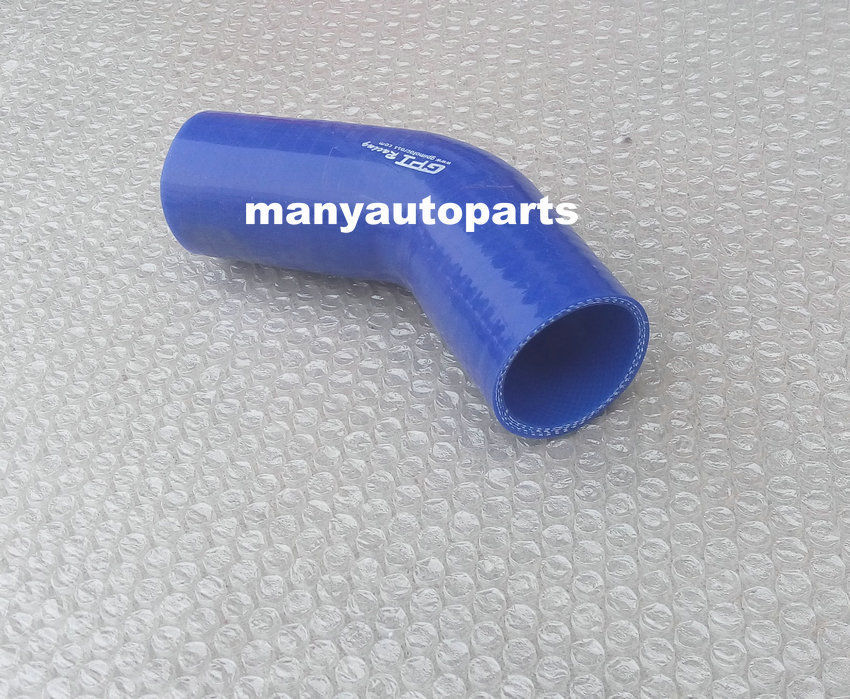 Silicone Joiner Elleboog Radiator Slang 45 Graden Bocht 64mm 2.5 "Silicon Pijp Zwart