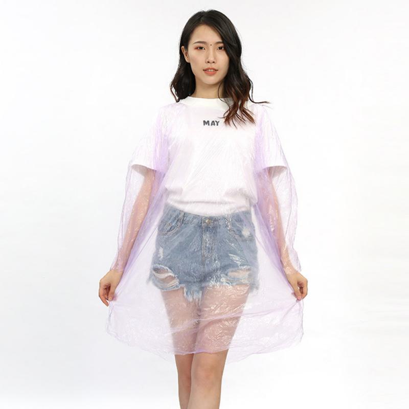 directe Transparent/bleu/jaune confortable imperméable jetable imperméable en plastique imperméable Poncho capuche pour enfants adultes en plein air
