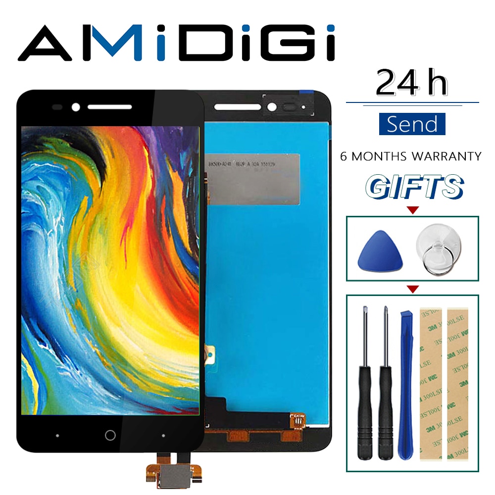 Für ZTE Klinge A610 A610C LCD Anzeige Touchscreen Digitizer Montage Für ZTE Reise 4 Klinge A610C BA610 Bildschirm LCD kostenlose Werkzeug