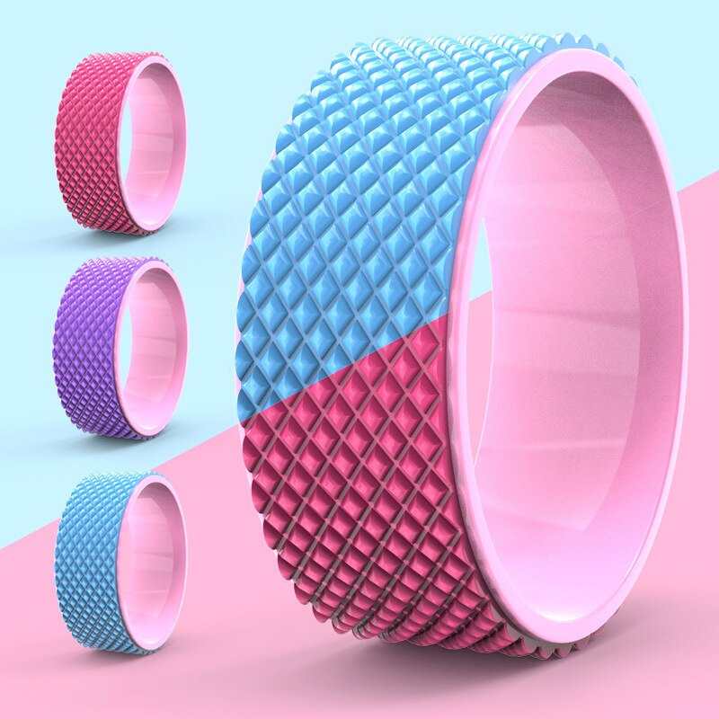 Yoga Wheel for Back Training - TPE Material - Pilates Circle for Bodybuilding & Fitness