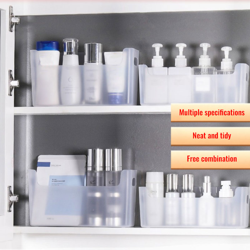 1PC Küche Schrank Layered Regal Lagerung Box Gewürz Verschiedene Platzsparende Schrank Schublade Lagerung Trennung Sortierung Box