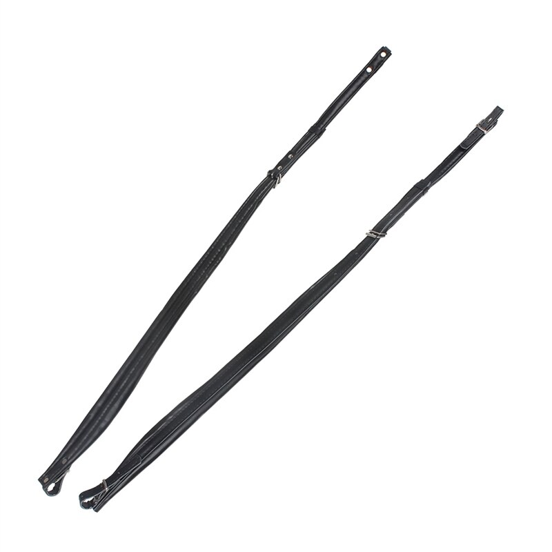 Adjustable Guitar Strap Balck Electric Bass Strap PU Leather End Strap Belt Musical Instruments Guitar Accessories