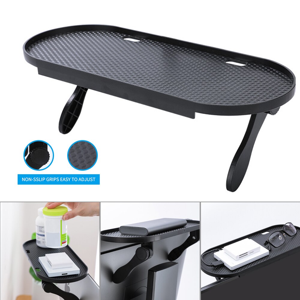 Multi-functional Storage Rack TV Computer LCD Display Rack Screen Storage Bracket Screen Top Shelf Adjustable Rack Holder 1pcs