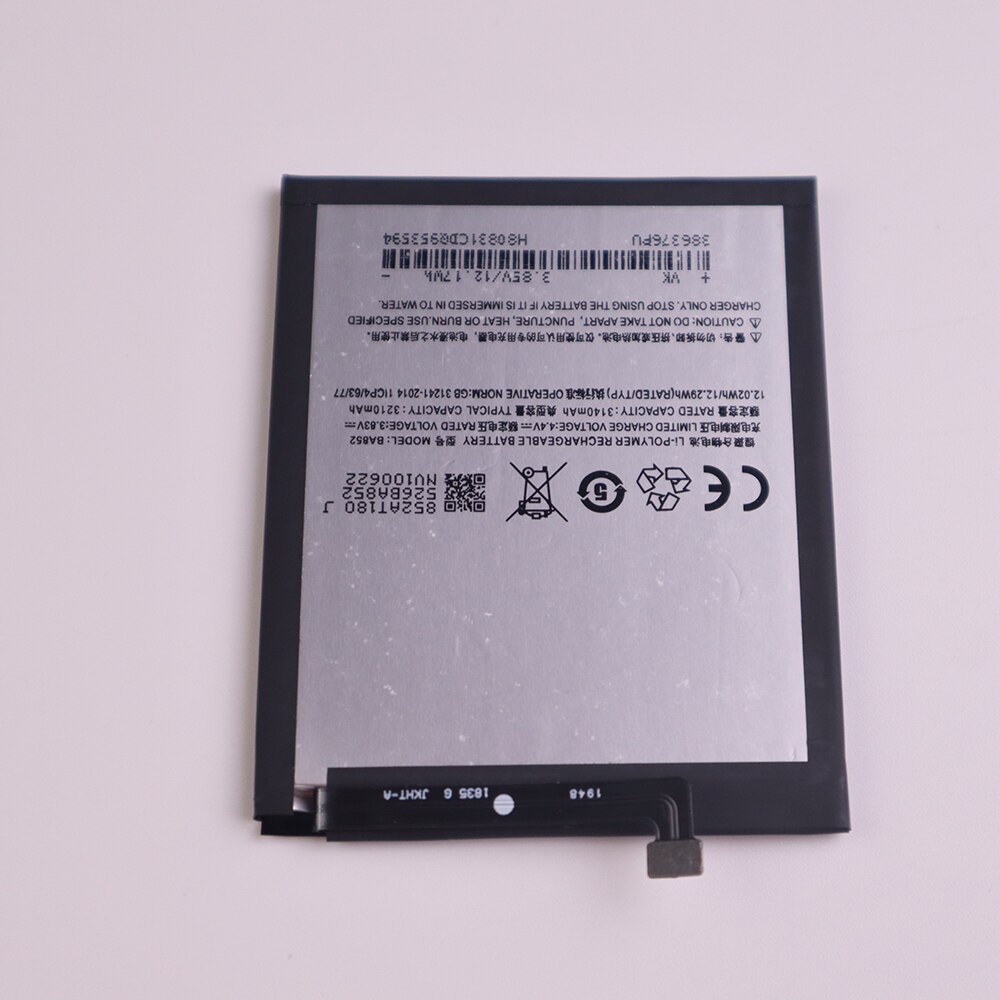 Meizu bateria de alta qualidade 100% original 3300mah ba852 bateria para meizu x8 baterias do telefone móvel + ferramentas gratuitas