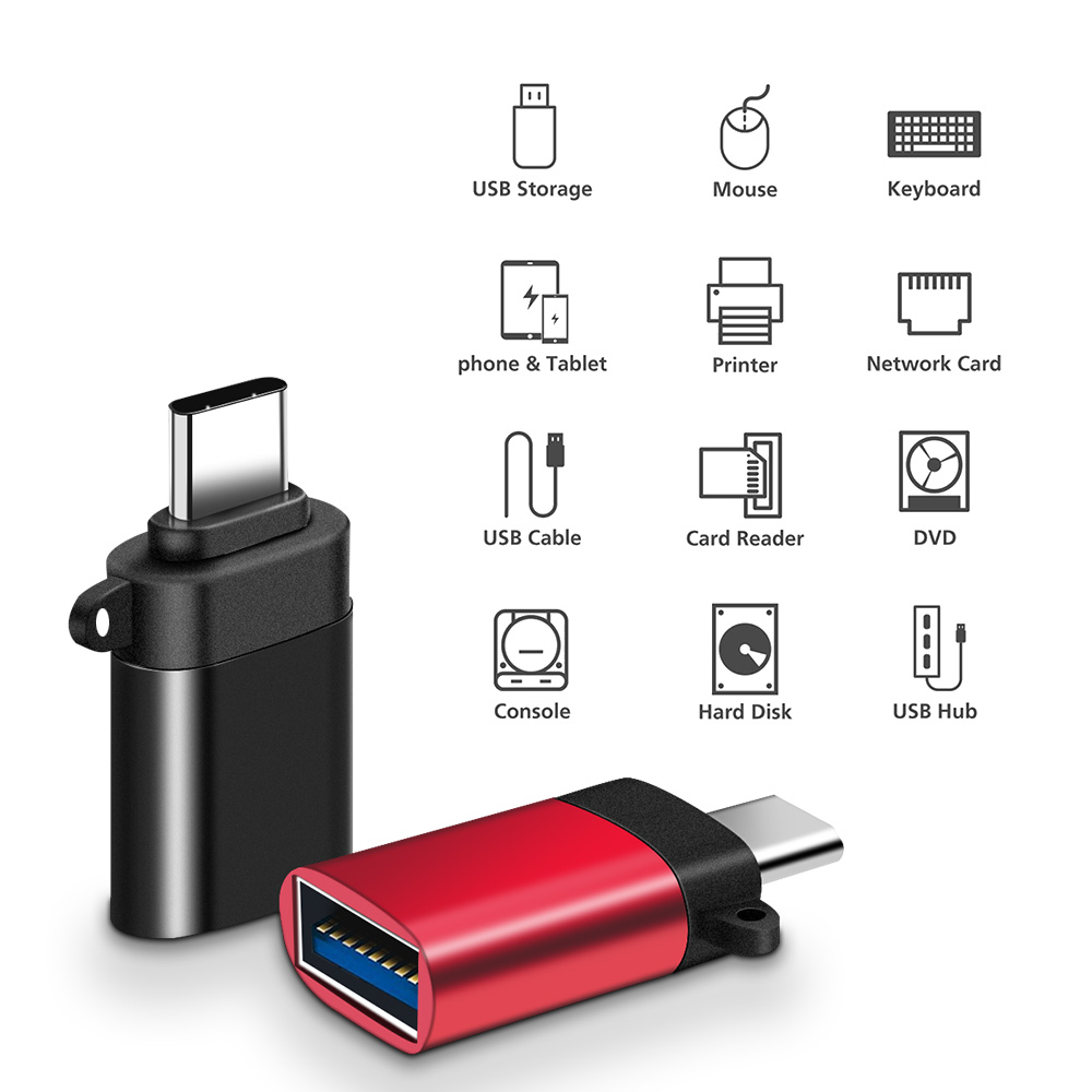 Usb C a Usb 3.0 Otg Tipo C Adattatore convertitore per Macbook pro Oneplus 7 pro 7 T di Un Più samsung S10 S9 S8 Huawei P20 pro di Tipo-C