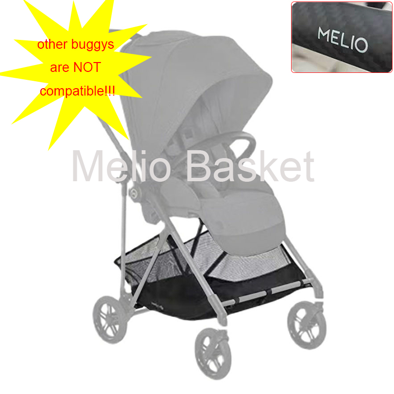 Buggy-Einkaufskorb für Cybex Melio 2/3/Kohlenstoff/Profi Kinderwagen Aufbewahrungstasche Kinderwagen Daper Tasche Baby Reisezubehör