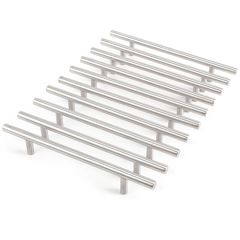 20 x T-bar handle stainless steel with screw length 150mm screw distance 96mm for cabinet door cabinet cupboard drawer