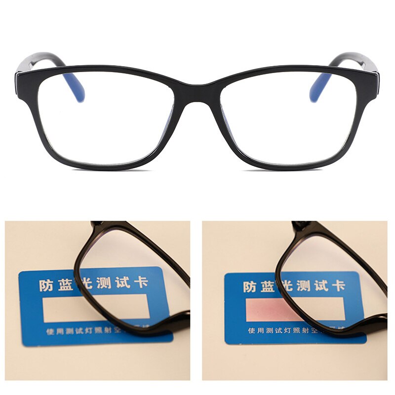 Anti Blue Ray Glasses UV Protection Computer Gamer Blue Light Block Glasses Blue Filter Anti Fatigue Eyeglasses Negative Ion