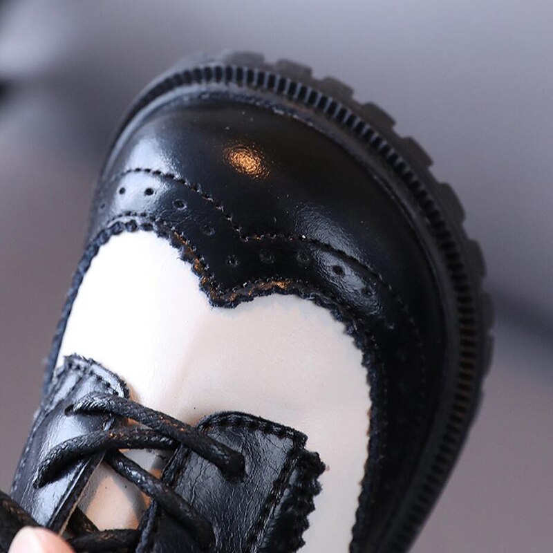 Children Leather Shoes For Toddler Baby Boys Girls British Soft Sole Sneakers Kids Student Shoes 1 2 3 4 5 6 Years old 2022