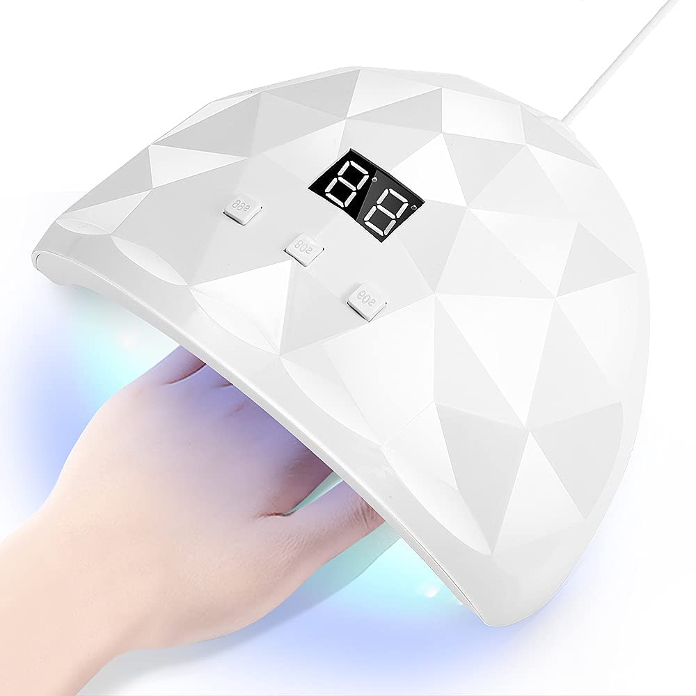 słońce X10 Max lampa UV robić paznokci robić szybkoschnącego żel robić paznokci osuszacz robić paznokci 66 diod doprowadziło robić użytku domowego lampa lodowa z czujnik automatyczny robić salonu manicure: 802 Diamond USB / EU wtyczka