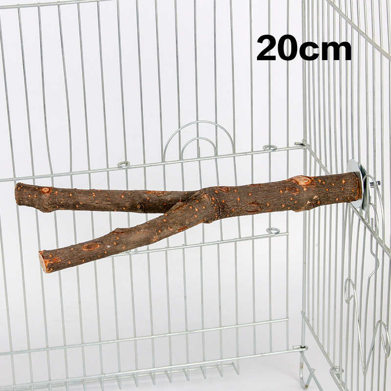 Accesorios Para pájaros, palos Para jaula de pájaros, soporte de madera, perchas de rama de árbol, Asesorips Para Aves Vogel Stokjes, 15/20/30cm, 1 Uds.