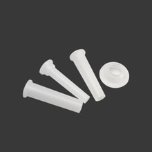 4 stk/sett kjøttstopper 1.5/2/2.2cm kaliber plast kjøkkenredskapshorn håndlagde påfyllingstrakter dysesett pølsekvernrør