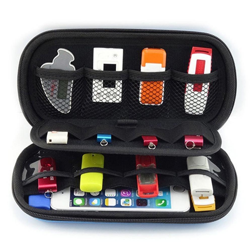 Nwe Mini Digitale Producten Pouch Reizen Opbergtas Voor Usb Flash Drive Geheugenkaart