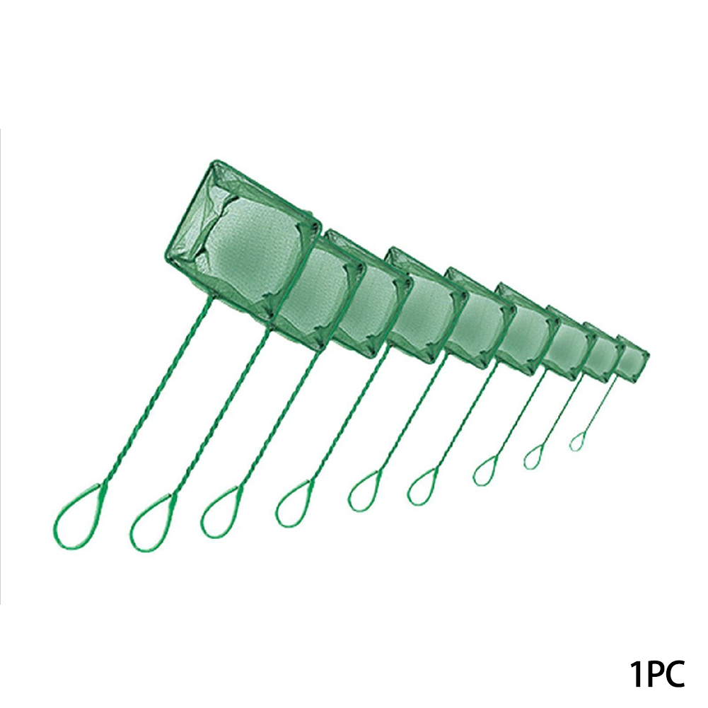 poisson d'aquarium 1 Pc utile Portable Long manche carré Aquarium réservoir de poisson filet de pêche épuisette pour poisson #326