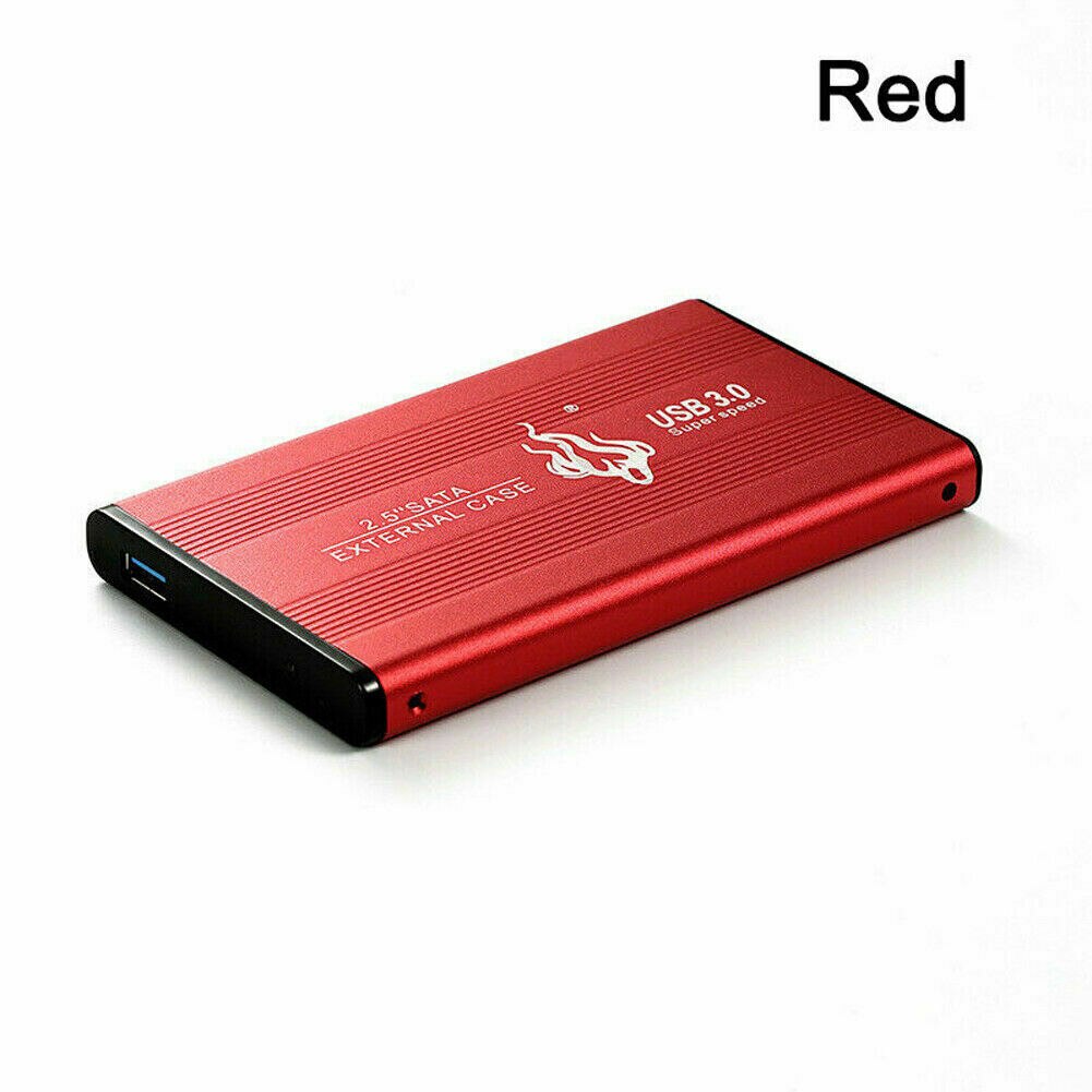 2TB USB 3.0 External Hard Drive Disks HDD 2.5'' For PC Laptop Desktop Portable #50: Red