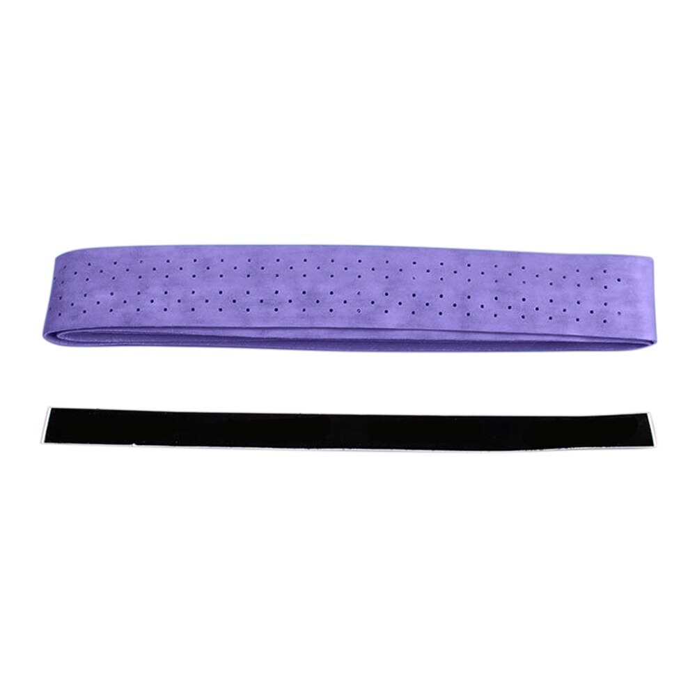 Raqueta de bádminton sobregrips antideslizantes sudor cinta absorbido secreto Anti-slip de Béisbol Softbol raqueta mango de goma de agarre envoltura banda: Púrpura